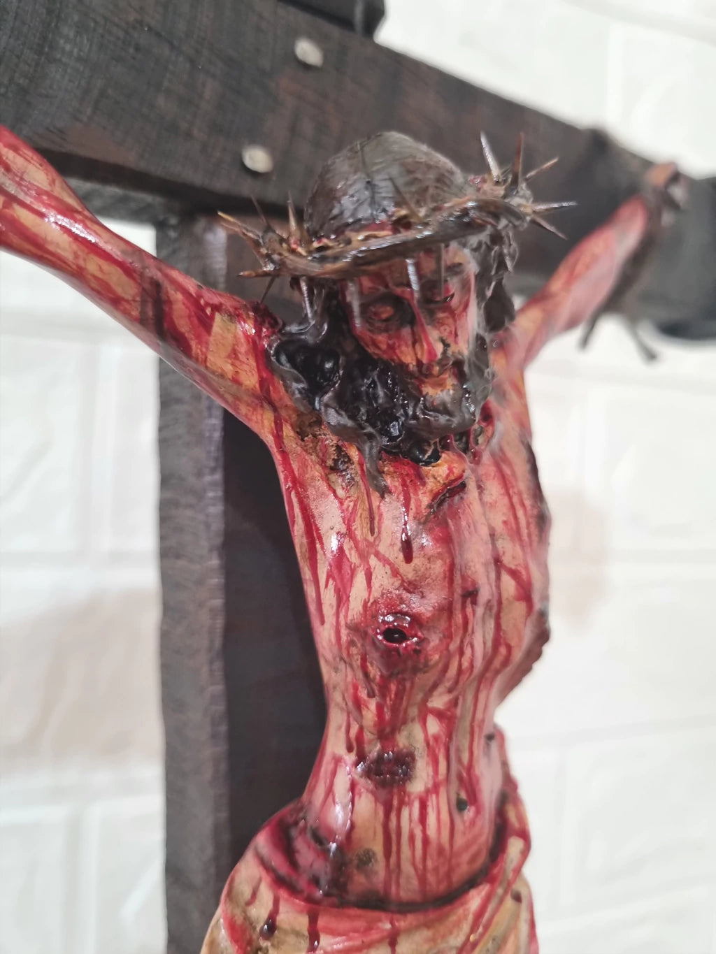 Crucifixo Realista (com base movel)